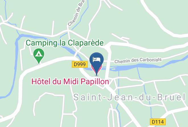 Aveyron - Hotel Du Midi Papillon Maps