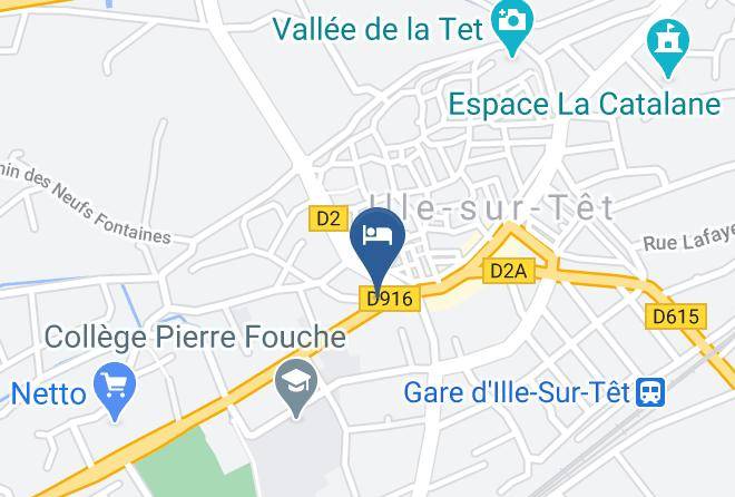 Pyrenees Orientales - Hotel Du Midi Maps