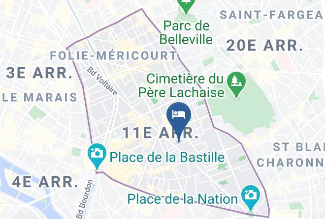 Paris - Hotel Du Mont Louis Maps