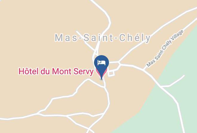 Lozere - Hotel Du Mont Servy Maps