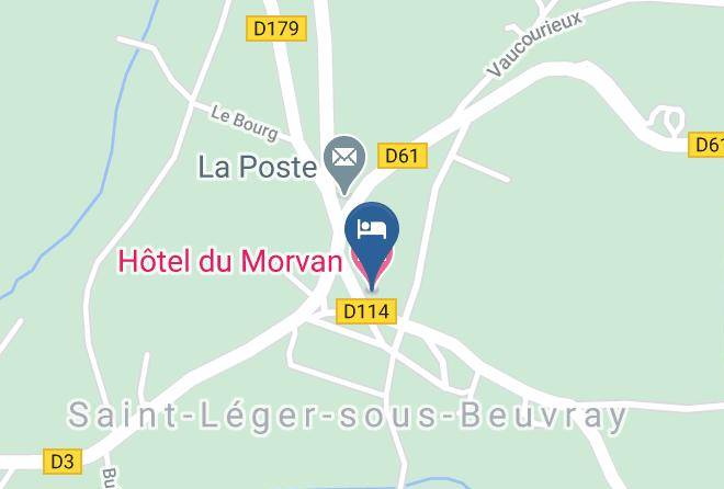 Saone Et Loire - Hotel Du Morvan Maps