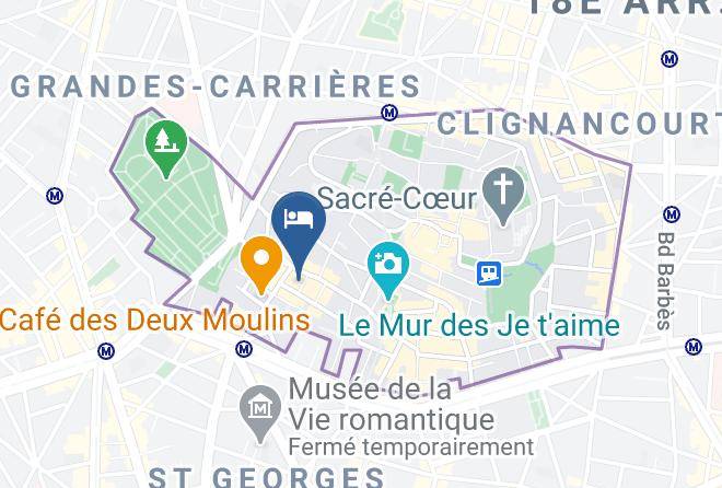 Paris - Hotel Du Moulin Maps