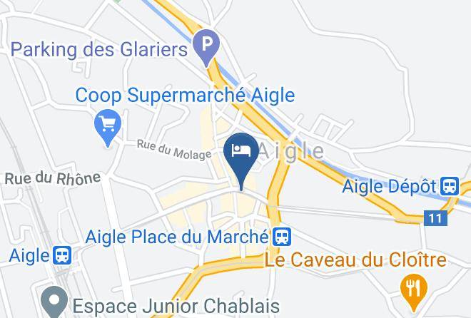 Aigle - Hotel Du Nord Aigle Sa Maps