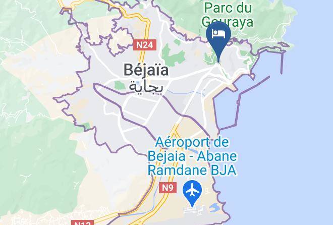 Bejaia - Hotel Du Nord Maps
