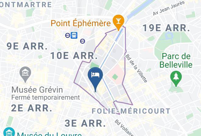 Paris - Hotel Du Nord Le Pari Velo Maps