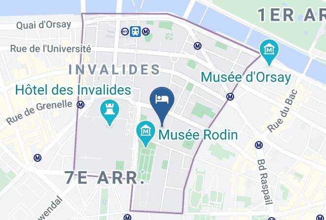Paris - Hotel Du Palais Bourbon Maps