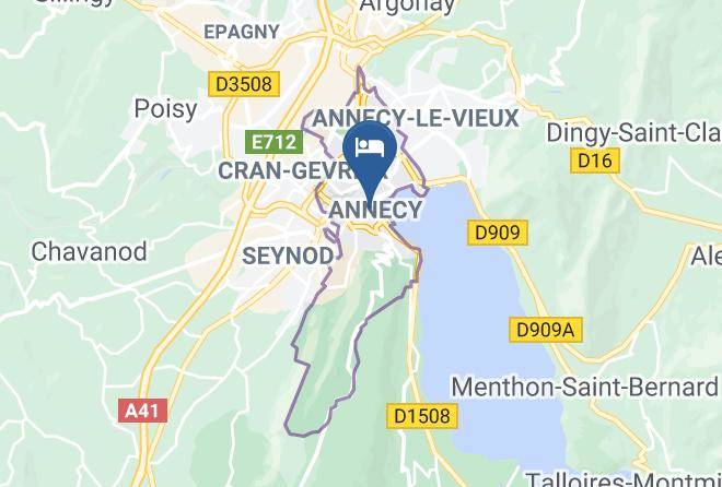 Haute Savoie - Hotel Du Palais De L'isle Annecy Maps