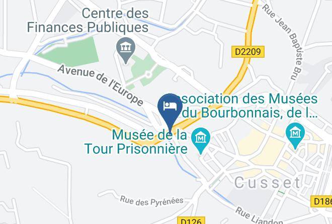 Allier - Hotel Du Parc Maps