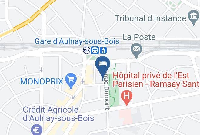 Seine St Denis - Logis Hotel Du Parc Maps