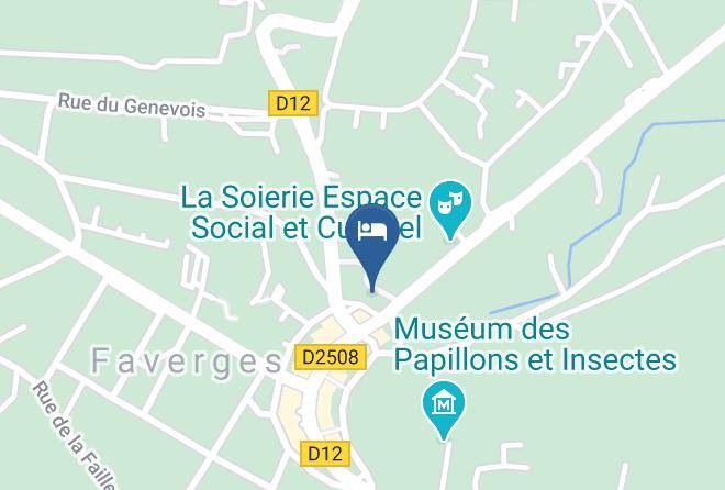 Haute Savoie - Hotel Du Parc Manoir Du Baron Blanc Maps