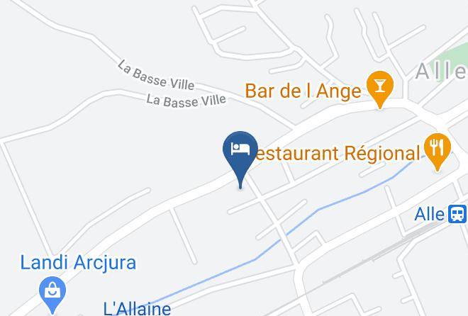 Porrentruy - Hotel Du Parc Sarl Maps