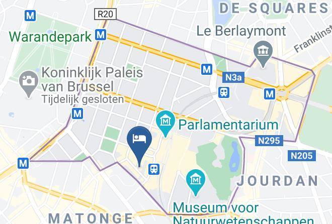 Elsene - Hotel Du Parlement Maps