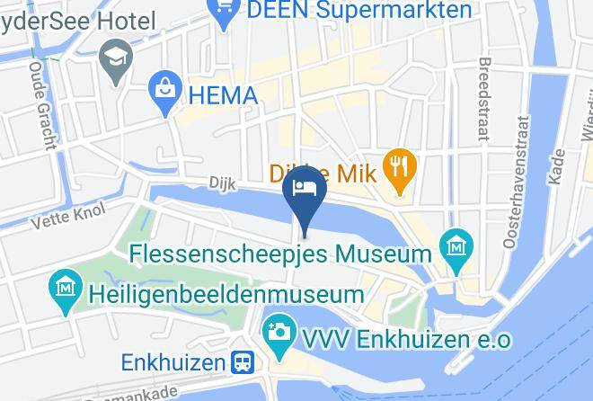 Enkhuizen - Hotel Du Passage Maps