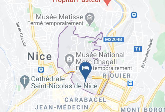 Maritime Alps - Hotel Du Petit Palais Maps