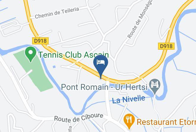 Pyrenees Atlantiques - Hotel Du Pont Maps
