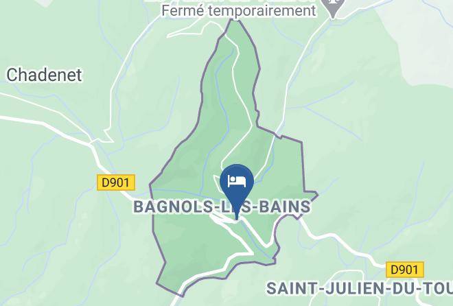 Lozere - Hotel Du Pont Maps