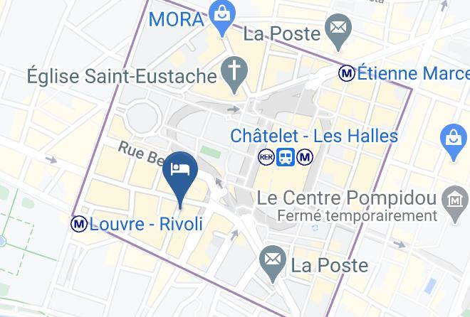 Hotel Du Pont Neuf Map