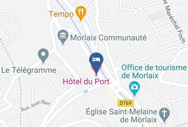 Finistere - Hotel Du Port Maps