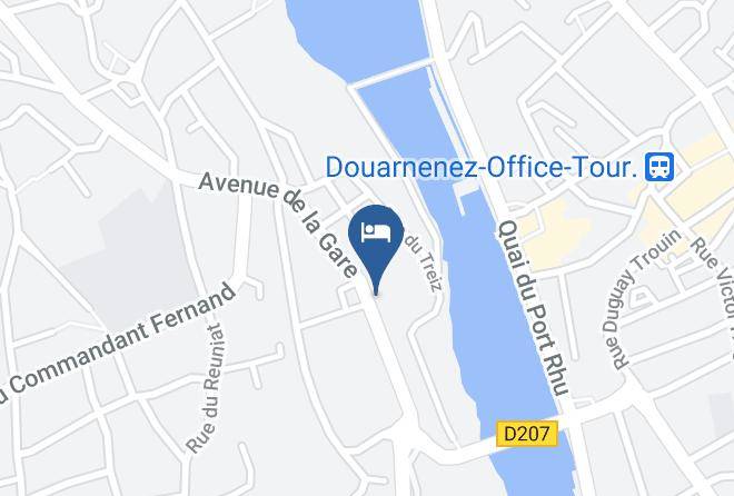 Finistere - Hotel Du Port Rhu Maps