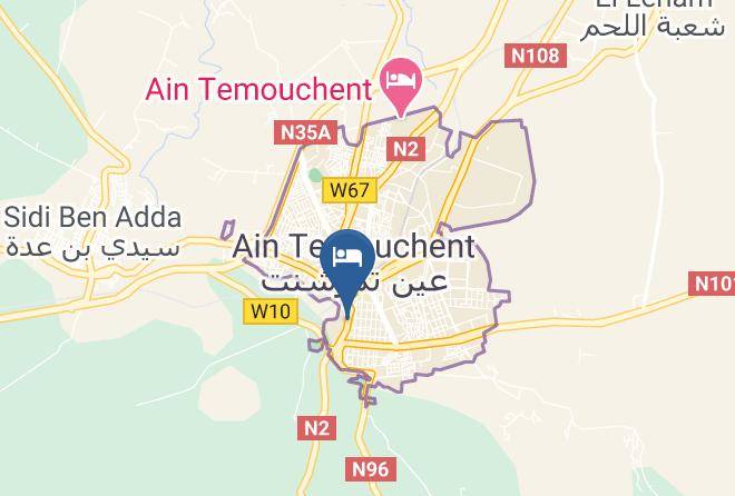 Ain Temouchent - Hotel Du Prince Maps