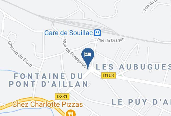 Lot - Hotel Du Puy D'alon Maps