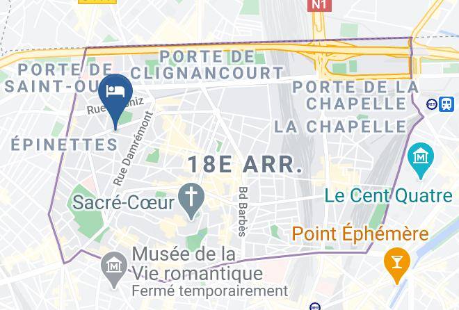 Paris - Hotel Du Puy De Dome Maps