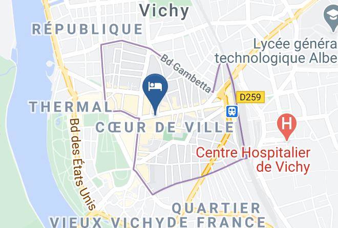 Allier - Hotel Du Rhone Maps