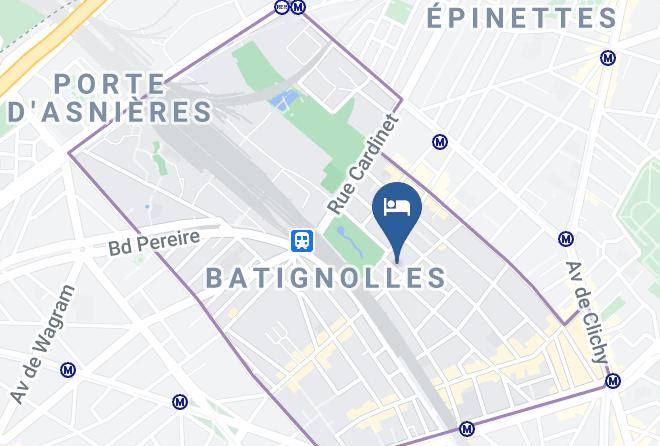 Paris - Hotel Du Roi Rene Maps