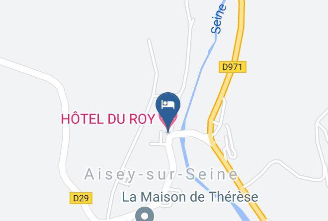 Cote D Or - Hotel Du Roy Maps