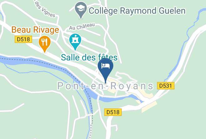 Isere - Hotel Du Royans Maps
