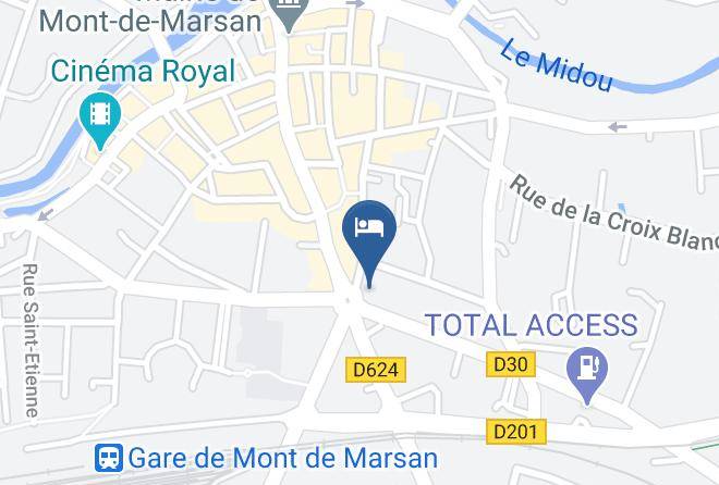 Landes - Hotel Du Sablar Maps
