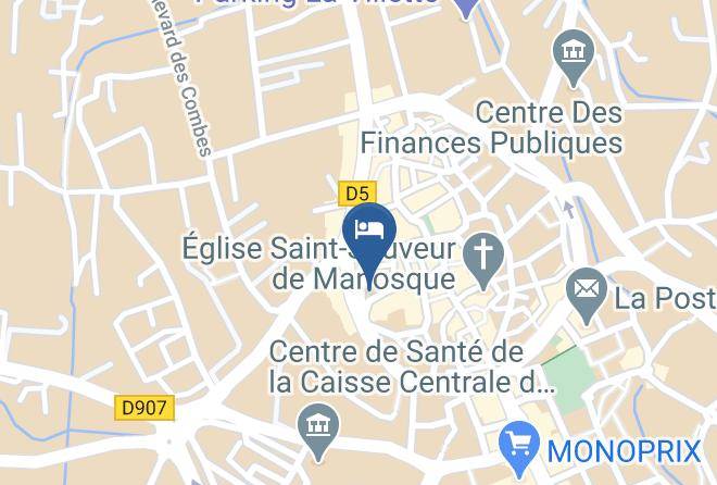 Alpes De Haute Provence - Logis Hotel Du Terreau Maps