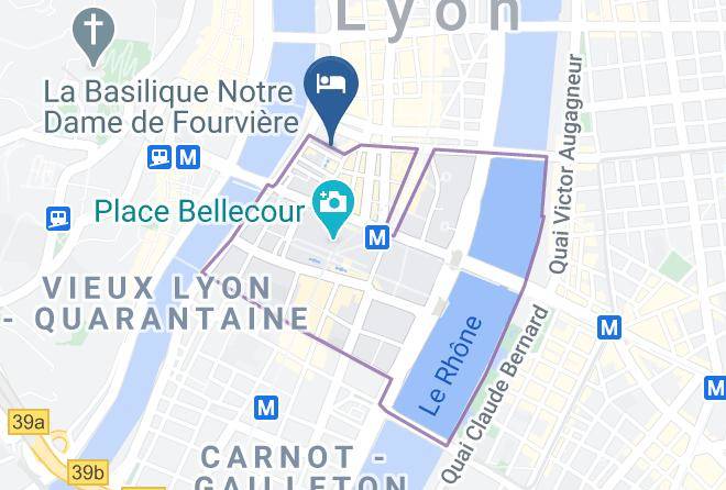 Rhone - Hotel Du Theatre Maps