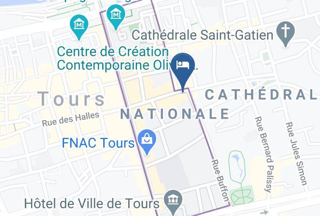 Hotel Du Theatre Tours Map