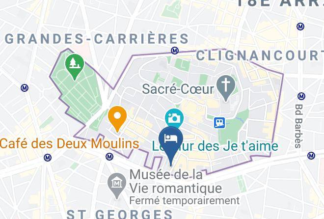 Paris - Hotel Du Trone Ste Maps