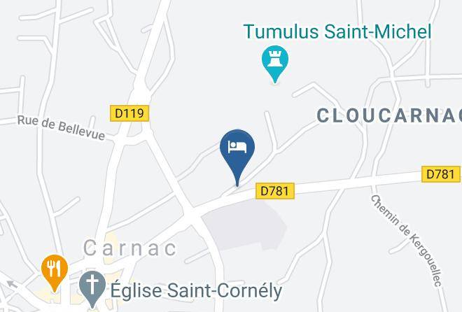 Hotel Du Tumulus Map