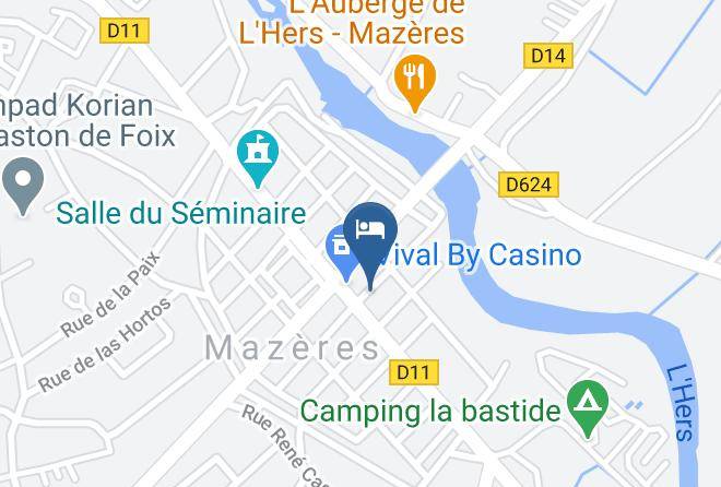 Ariege - Hotel Du Vieux Pont Maps