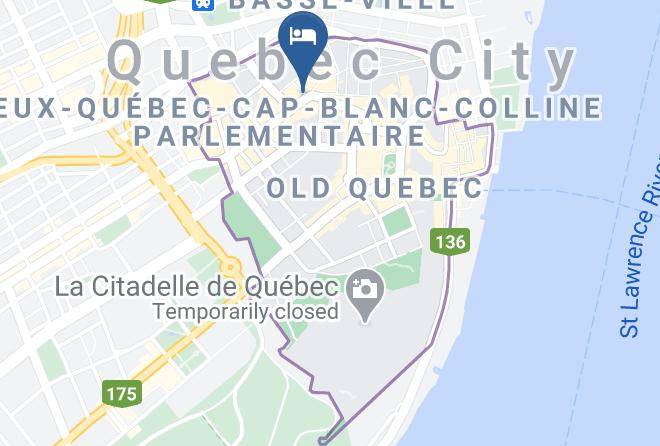 Capitale Nationale - Hotel Du Vieux Quebec Maps