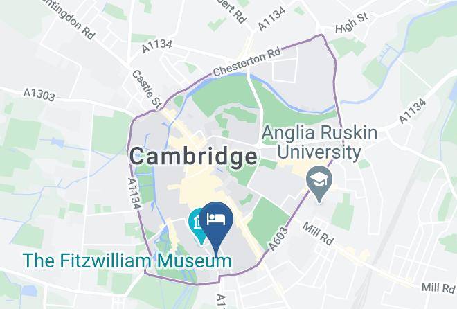 Cambridgeshire - Hotel Du Vin Cambridge Maps