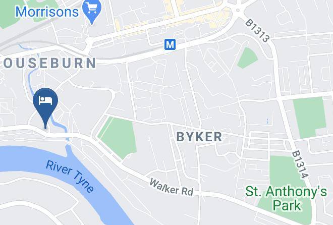Newcastle Upon Tyne - Hotel Du Vin Newcastle Maps