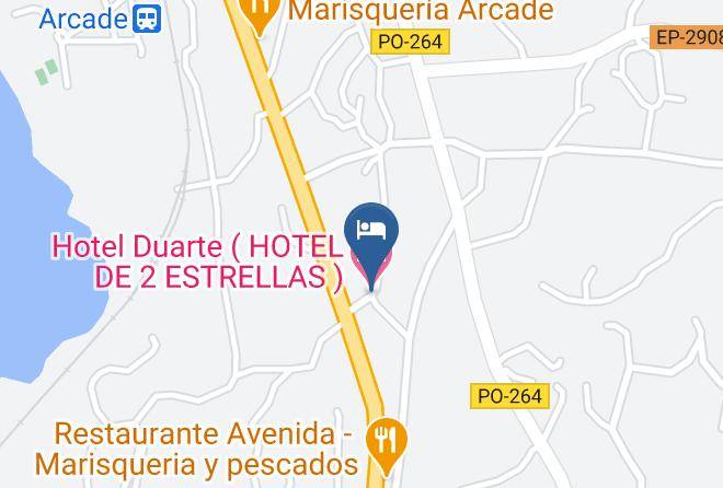 Pontevedra - Hotel Duarte Maps