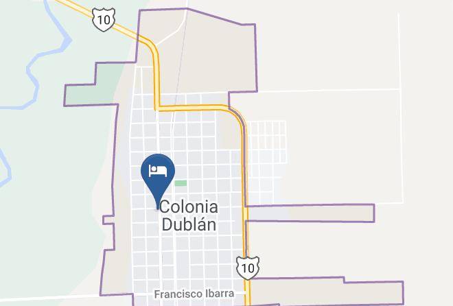 Nuevo Casas Grandes Municipality - Hotel Dublan Maps