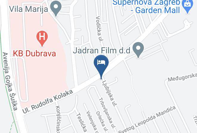 Zagreb - Hotel Dubrava Maps