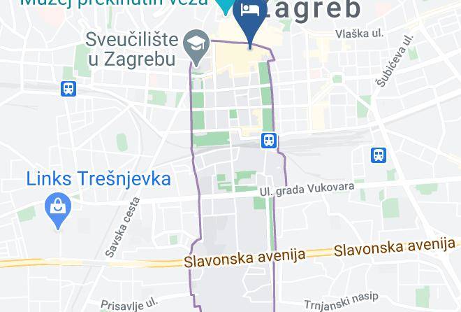 Zagreb - Hotel Dubrovnik Maps
