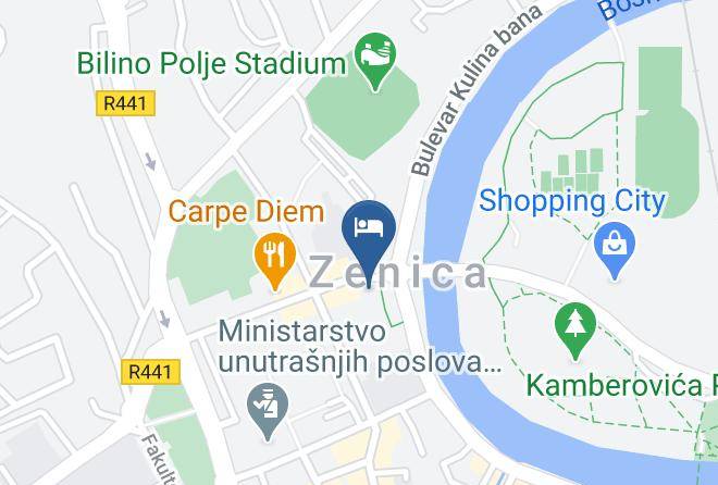 Zenicko Dobojski - Hotel Dubrovnik Maps