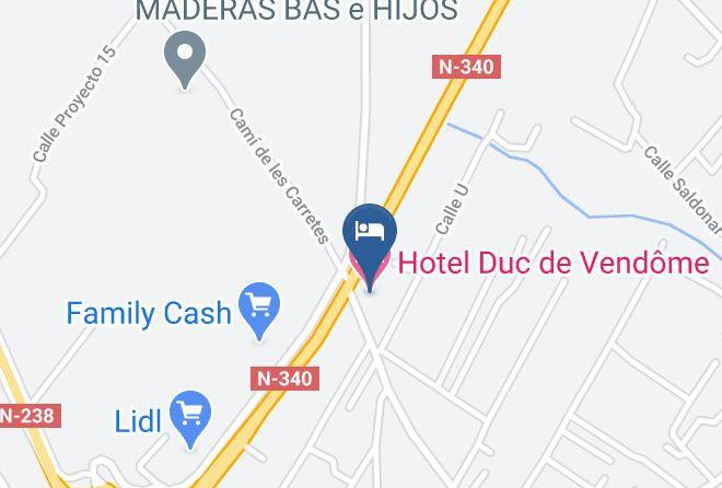 Castellon - Hotel Duc De Vendome Maps