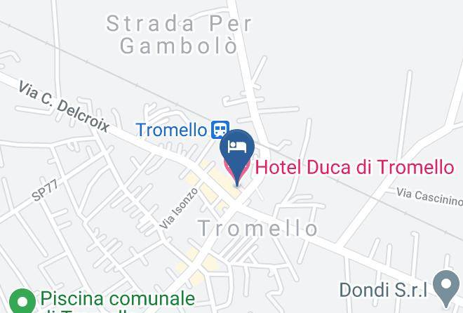 Pavia - Hotel Duca Di Tromello Maps