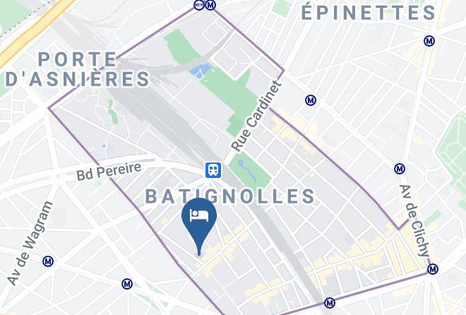 Paris - Hotel Duette Design Paris Maps