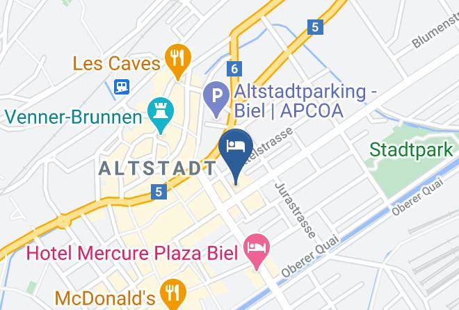 Biel - Hotel Dufour Biel Maps