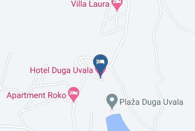 Marcana - Hotel Duga Uvala Maps